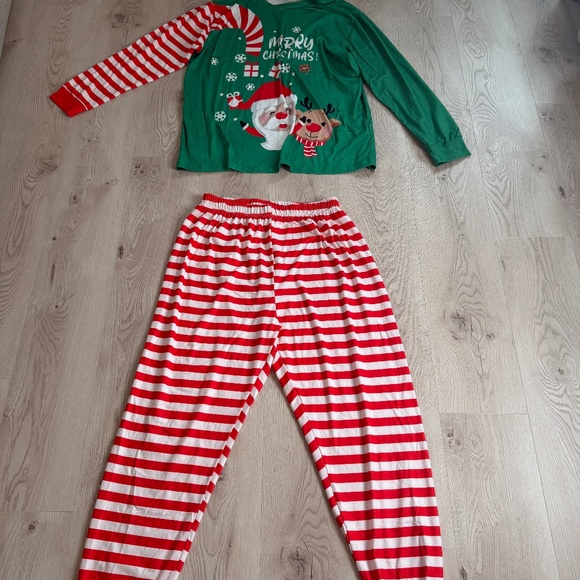 Christmas Pajamas Set Holidays Top and Pants Sz. XL - Picture 2 of 6